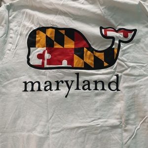 Vineyard Vines Maryland flag shirt
